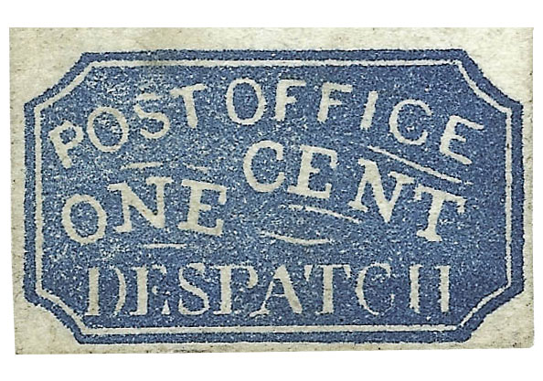 US 1850 Carriers' Stamp 1c. Baltimore, Maryland Scott. 1LB3