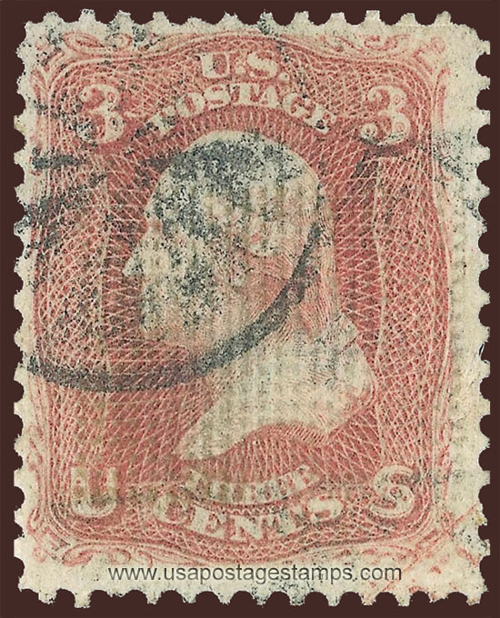 US 1867 George Washington (1732-1799) 3c. Scott. 82