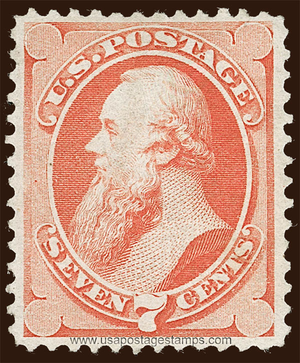 US 1871 Edwin Stanton (1814-1869) 7c. Scott. 138