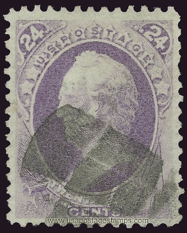 US 1872 Winfield Scott (1786-1866) 24c. Scott. 142