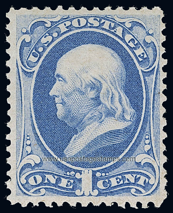 US 1873 Benjamin Franklin (1706-1790) 1c. Scott. 156