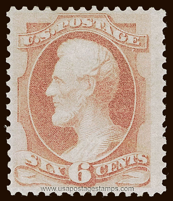 US 1873 Abraham Lincoln (1809-1865) 6c. Scott. 159