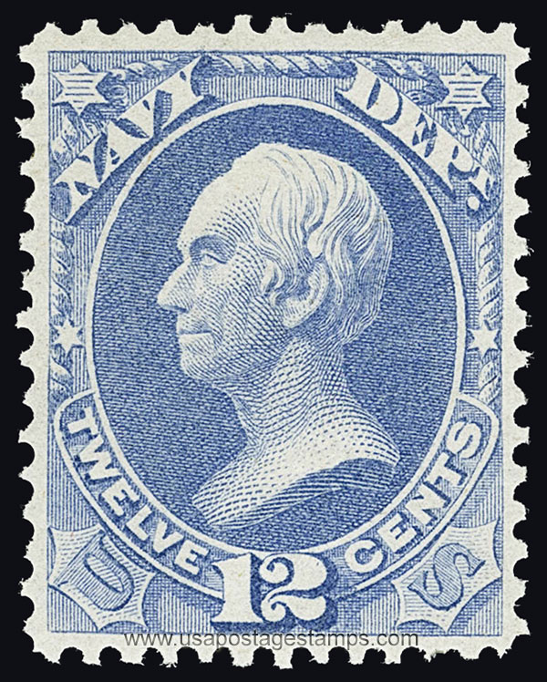 US 1873 Henry Clay (1777-1852) 12c. Official Scott. O41