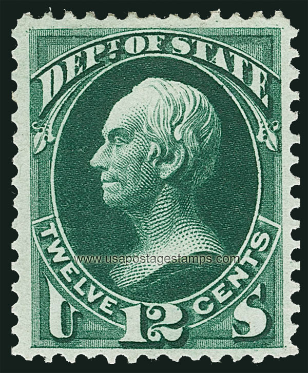 US 1873 Henry Clay (1777-1852) 12c. Official Scott. O63
