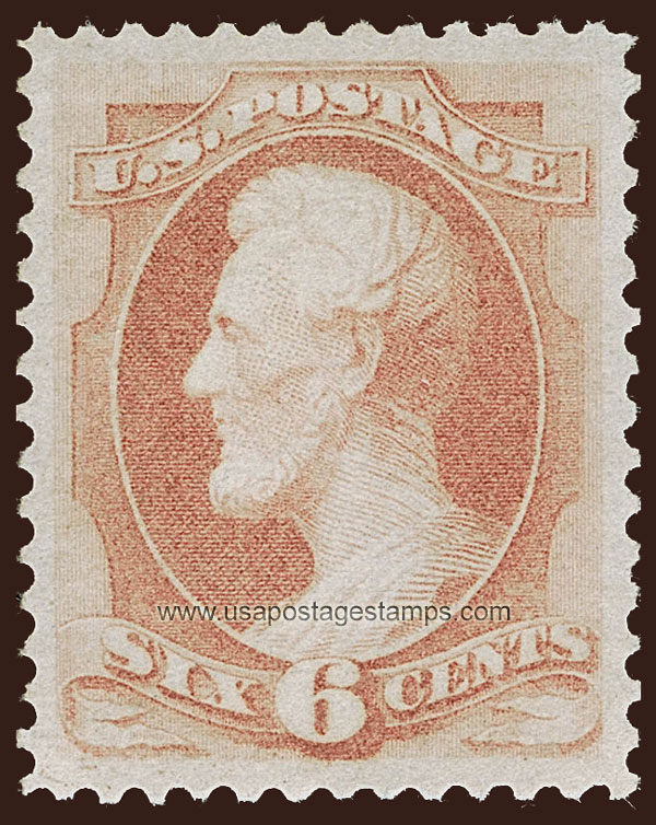US 1879 Abraham Lincoln (1809-1865) 6c. Scott. 186