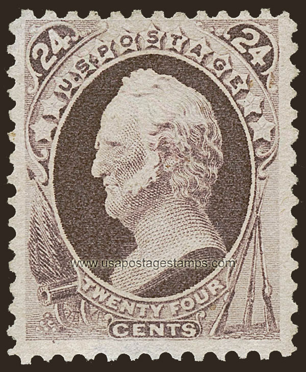 US 1880 Winfield Scott (1786-1866) 24c. Scott. 200