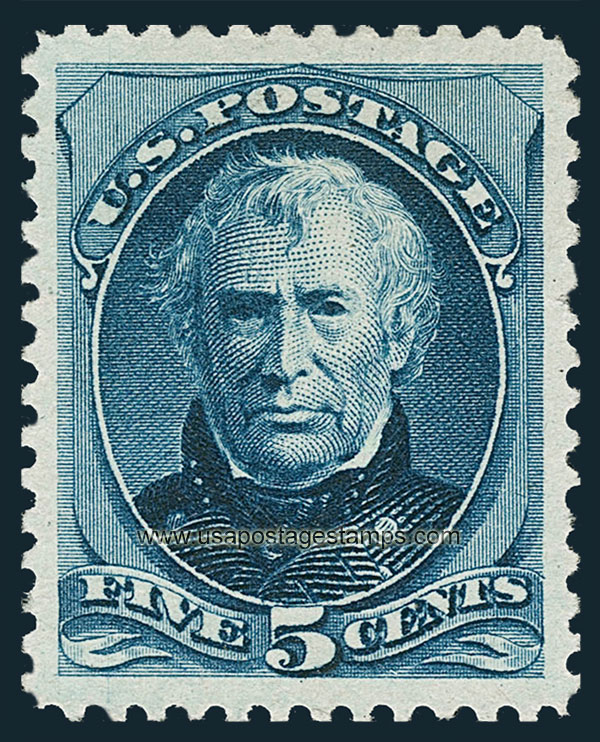 US 1880 Zachary Taylor (1784-1850) 5c. Scott. 204