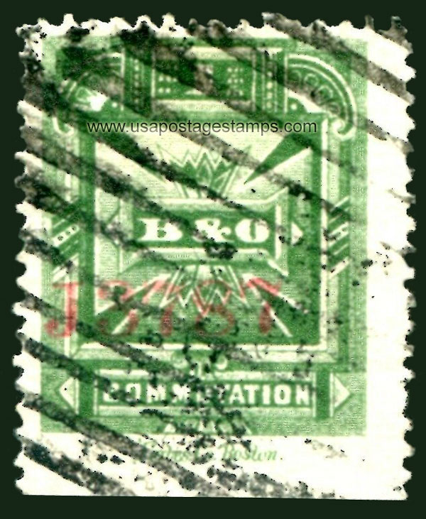 US 1887 Baltimore & Ohio Telegraph Companies 'Commutation' 1c. Scott. 3T17
