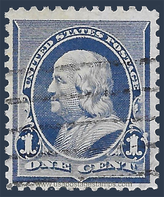 US 1890 Benjamin Franklin (1706-1790) 1c. Michel 61b