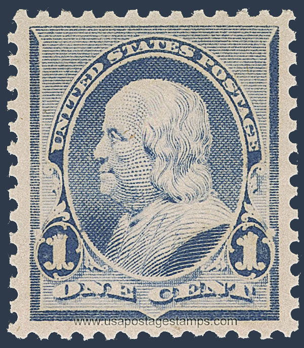 US 1890 Benjamin Franklin (1706-1790) 1c. Scott. 219