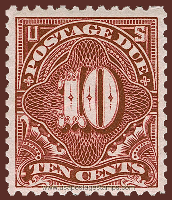 US 1894 Postage Due Stamp 10c. Scott. J35