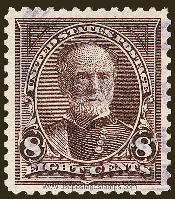 US 1895 General William Tecumseh Sherman (1820-1891) 8c. Scott. 272