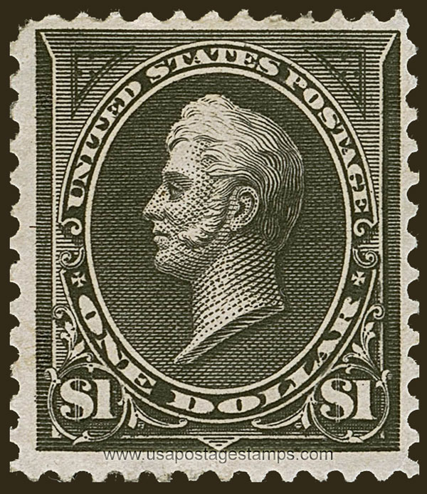 US 1895 Commodore Oliver Hazard Perry (1785-1819) $1 Scott. 276A