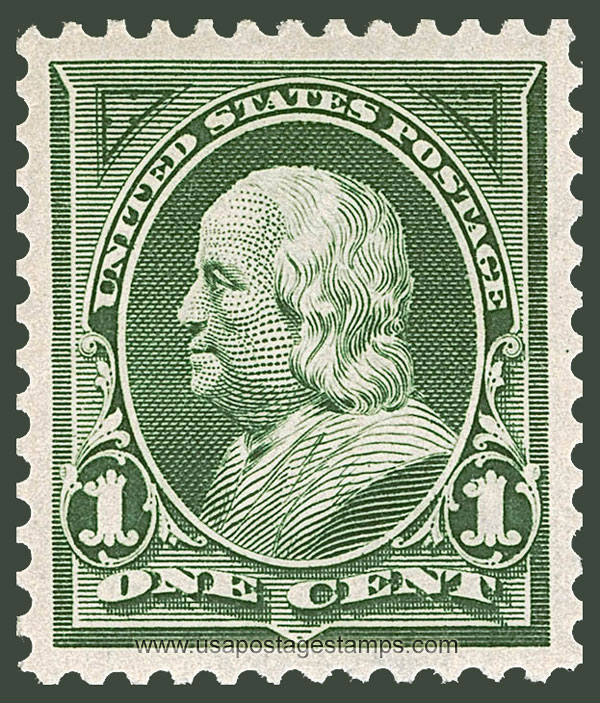 US 1898 Benjamin Franklin (1706-1790) 1c. Scott. 279