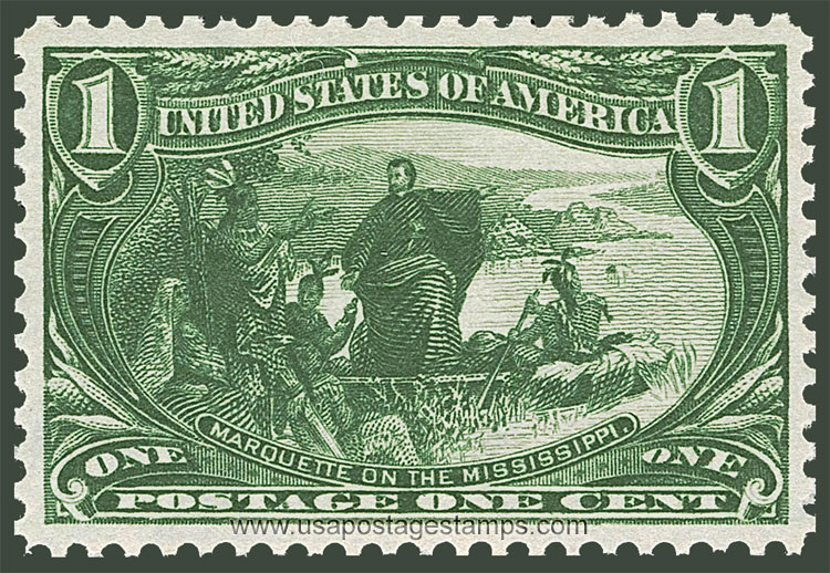 US 1898 Trans-Mississippi Philatelic Exposition 1c. Scott. 285