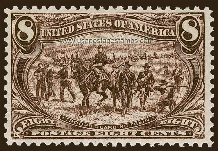 US 1898 Trans-Mississippi Philatelic Exposition 8c. Scott. 289