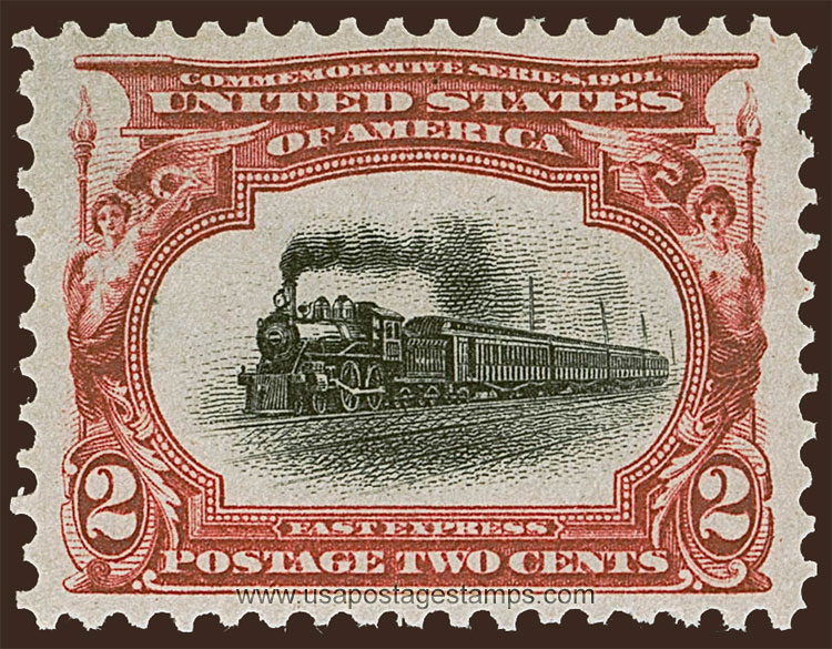 US 1901 Pan-American Exposition 2c. Scott. 295