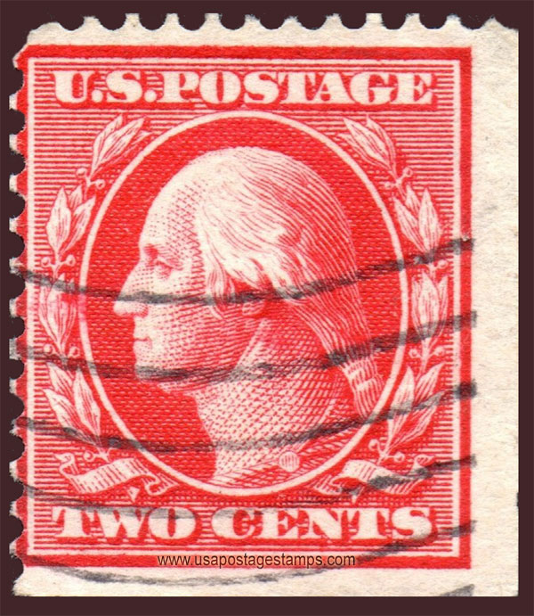 US 1910 George Washington (1732-1799) 2c. Michel 179Eru