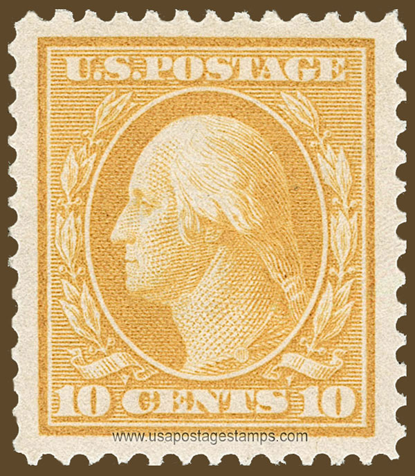 US 1911 George Washington (1732-1799) 10c. Scott. 381