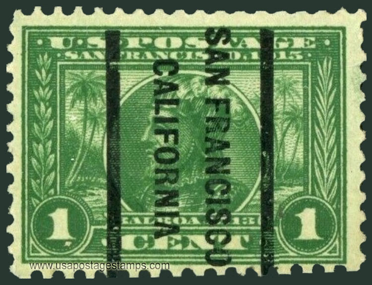 US 1913 Panama-Pacific Exposition 'Balboa' 1c. Michel PR203A