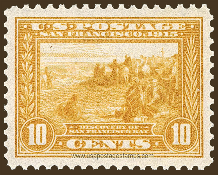 US 1913 Panama-Pacific Exposition 'San Francisco Bay' 10c. Scott. 400