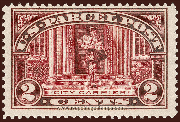US 1913 Parcel Post 'City Carrier' 2c. Scott. Q2b
