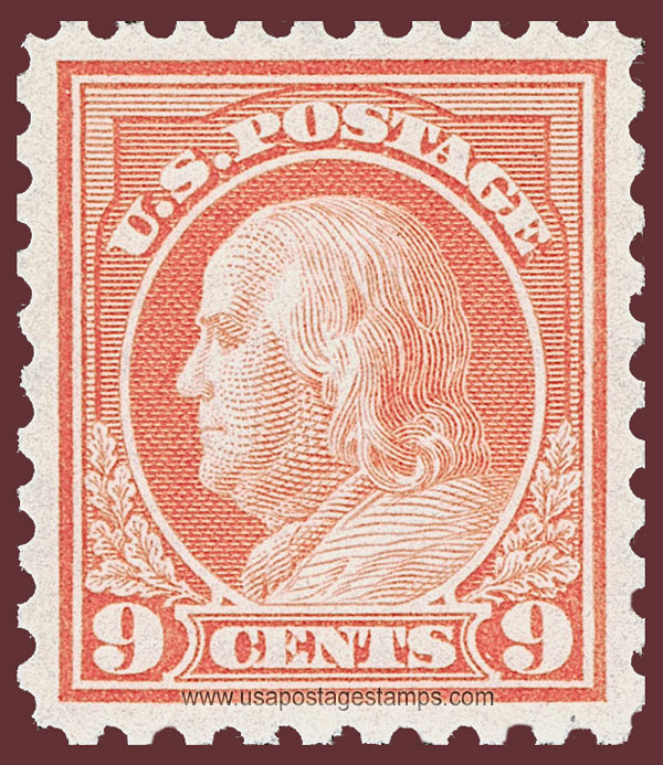 US 1916 Benjamin Franklin (1706-1790) 9c. Scott. 471