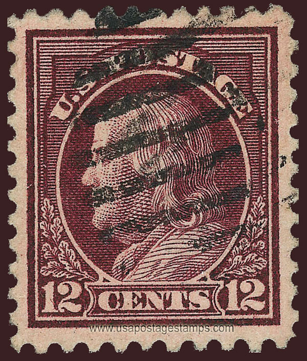 US 1917 Benjamin Franklin (1706-1790) 12c. Michel 234T