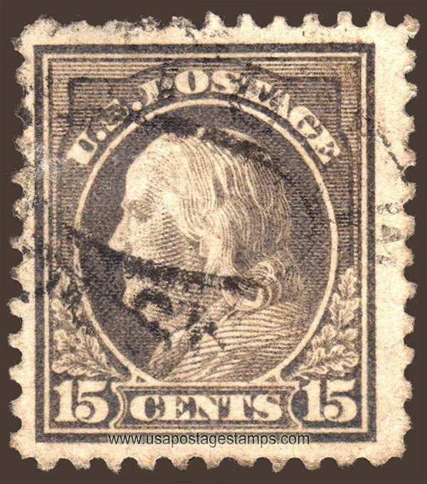 US 1917 Benjamin Franklin (1706-1790) 15c. Michel PR236C