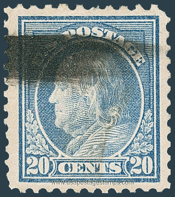 US 1917 Benjamin Franklin (1706-1790) 20c. Scott. 515d