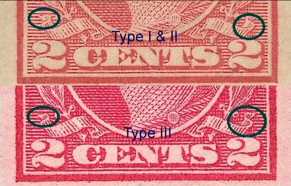 US 1919 George Washington Coil 2c. Scott. 488 Type-III stamp