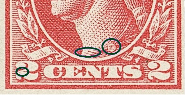 US 1920 George Washington 2c. Scott. 526 Type-IV stamp