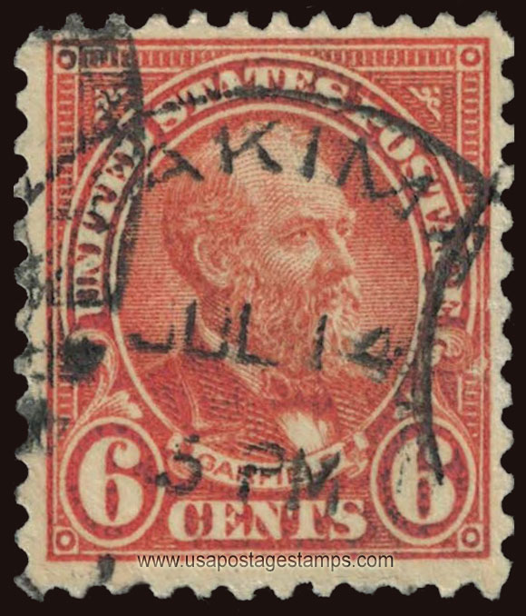 US 1922 James Abram Garfield (1831-1881) 6c. Michel PR268A