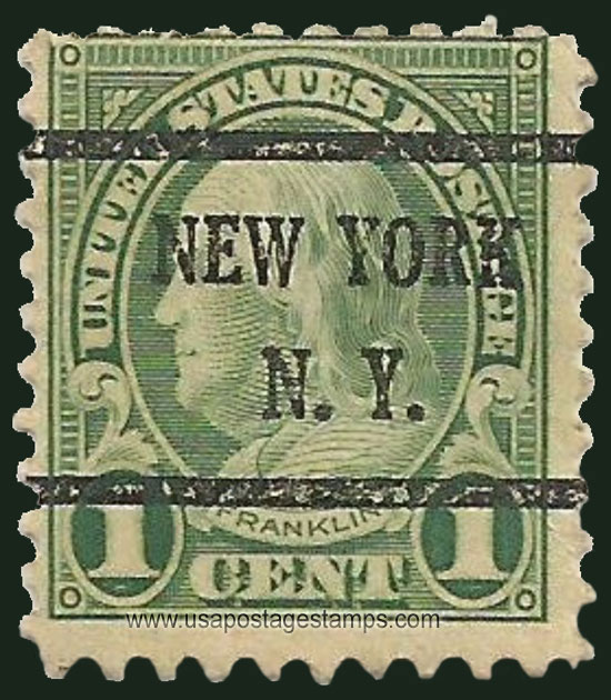 US 1923 Benjamin Franklin (1706-1790) 1c. Michel PR260C