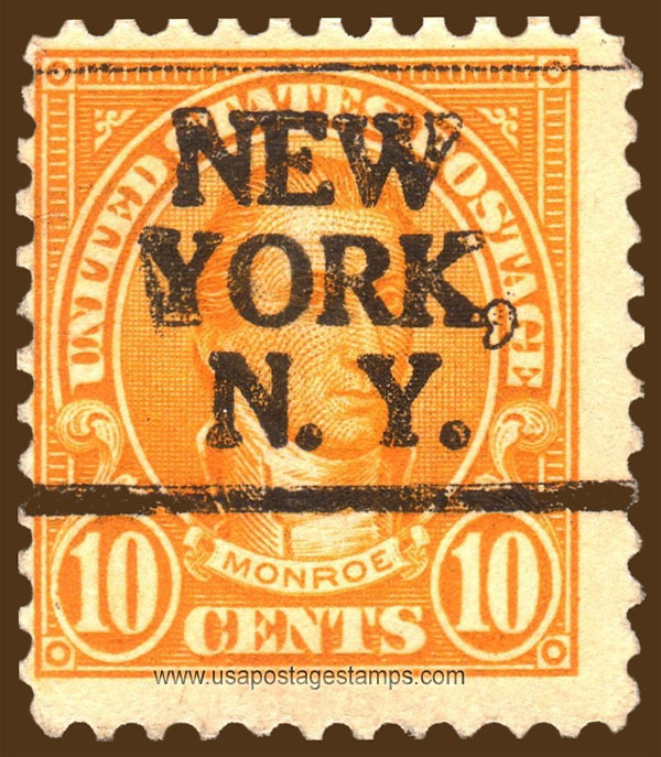 US 1923 James Monroe (1758-1831) 10c. Michel PR272A