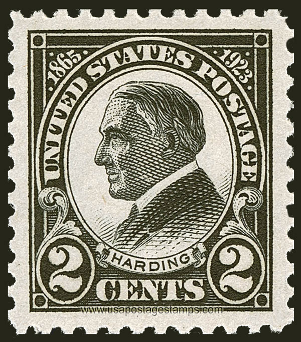 US 1923 Warren G. Harding (1865-1923) 2c. Scott. 610