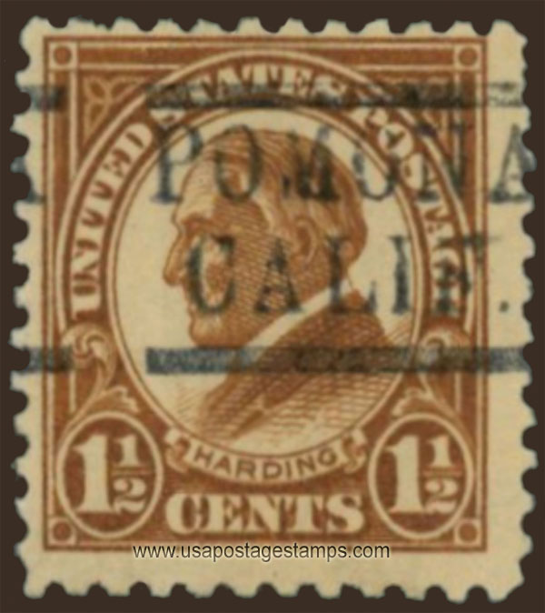 US 1925 Warren Gamaliel Harding (1865-1923) 1�c. Michel PR261A