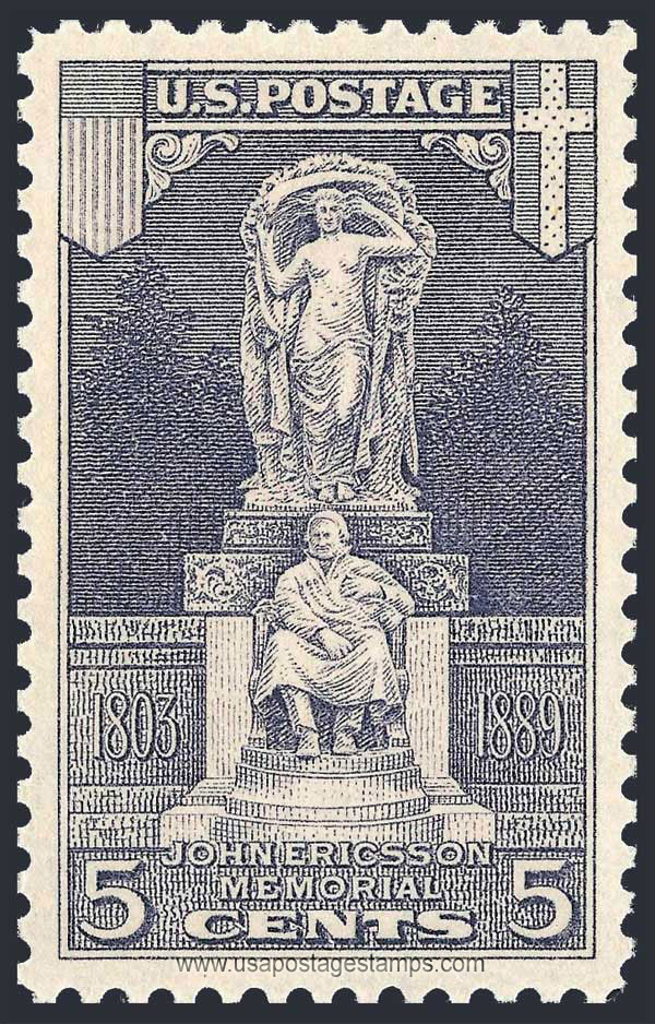 US 1926 John Ericsson (1803-1889) 5c. Scott. 628