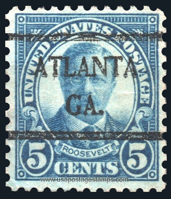 US 1927 Theodore Roosevelt (1858-1919) 5c. Michel PR267F