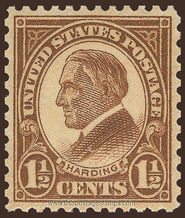 US 1927 Warren Gamaliel Harding (1865-1923) 1�c. Scott. 633