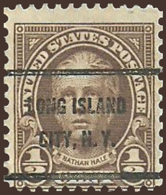 US 1929 Nathan Hale (1755-1776) �c. Michel PR259F
