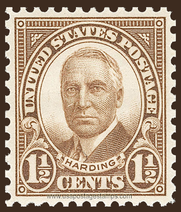 US 1930 Warren Gamaliel Harding (1865-1923) 1�c. Scott. 684