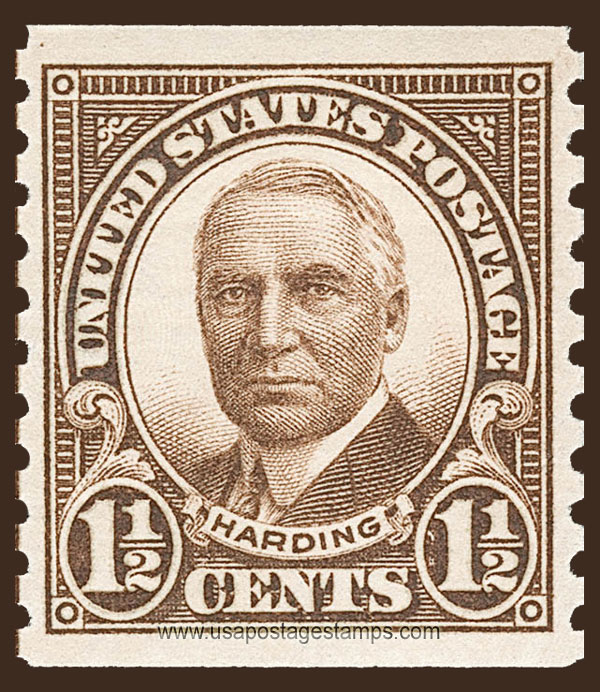US 1930 Warren Gamaliel Harding (1865-1923) Coil 1�c. Scott. 686