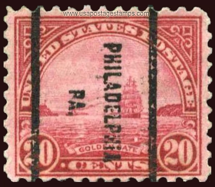 US 1931 Golden Gate, San Francisco Bay 20c. Michel PR279F