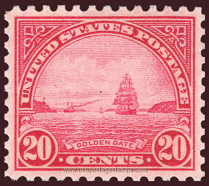 US 1931 Golden Gate, San Francisco Bay 20c. Scott. 698