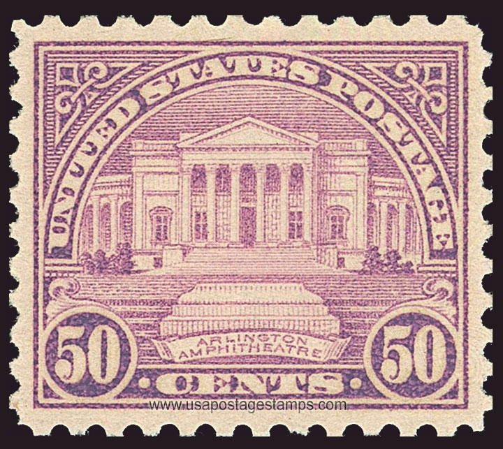 US 1931 Arlington Memorial Amphitheater 50c. Scott. 701