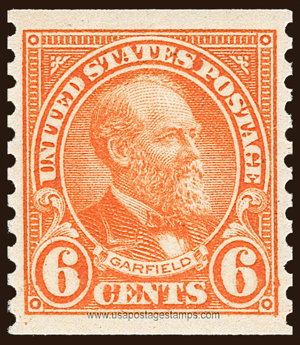 US 1932 James Abram Garfield (1831-1881) Coil 6c. Scott. 723