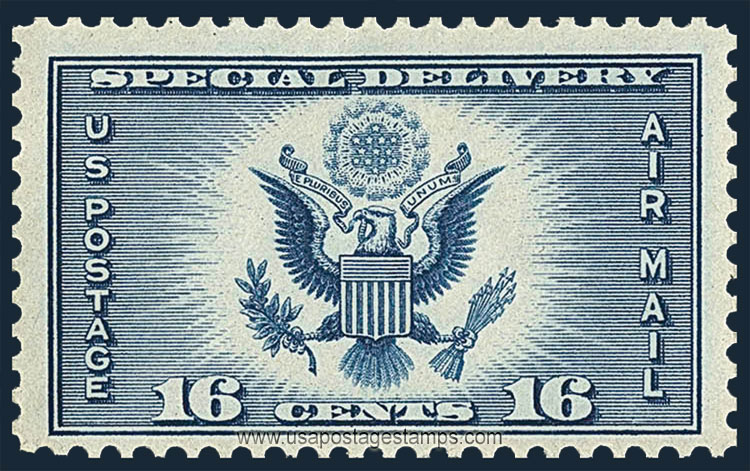 US 1934 'Airmail' Great Seal 16c. Scott. CE1