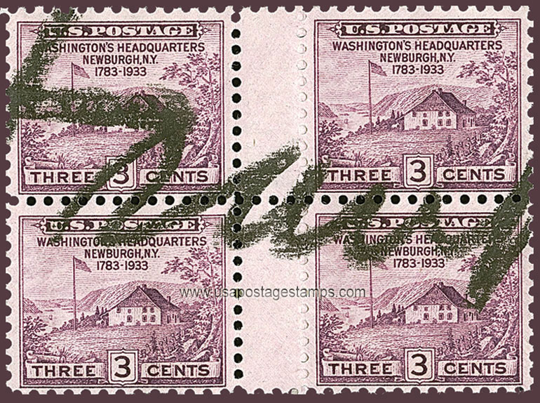 US 1935 Washington's Headquarters at Newburgh, N.Y. 3c. Scott. 752
