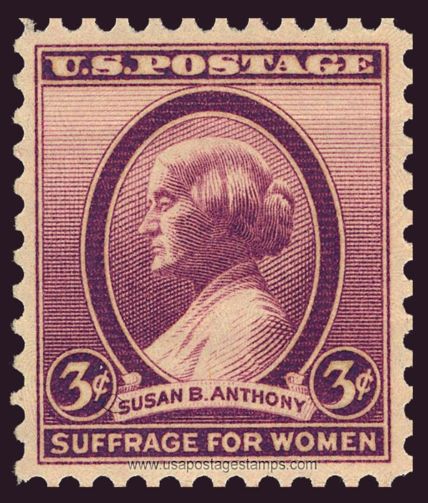 US 1936 Susan Brownell Anthony 3c. Scott. 784